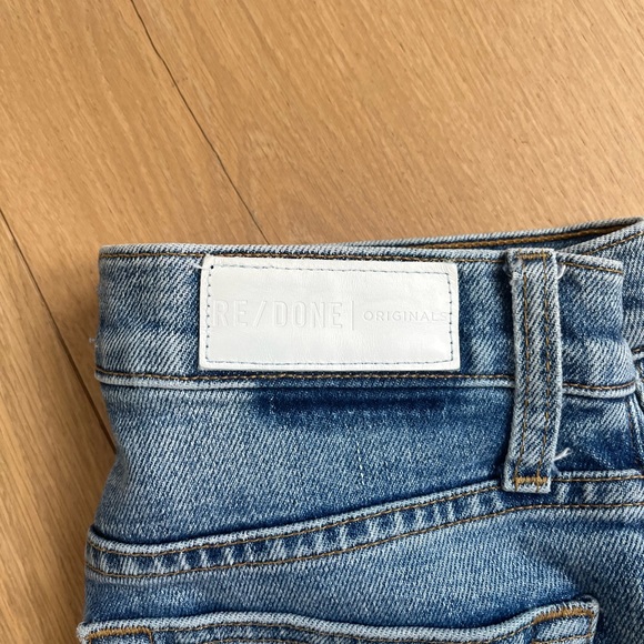 Redone high waisted slim jeans size 26 - Picture 6 of 9